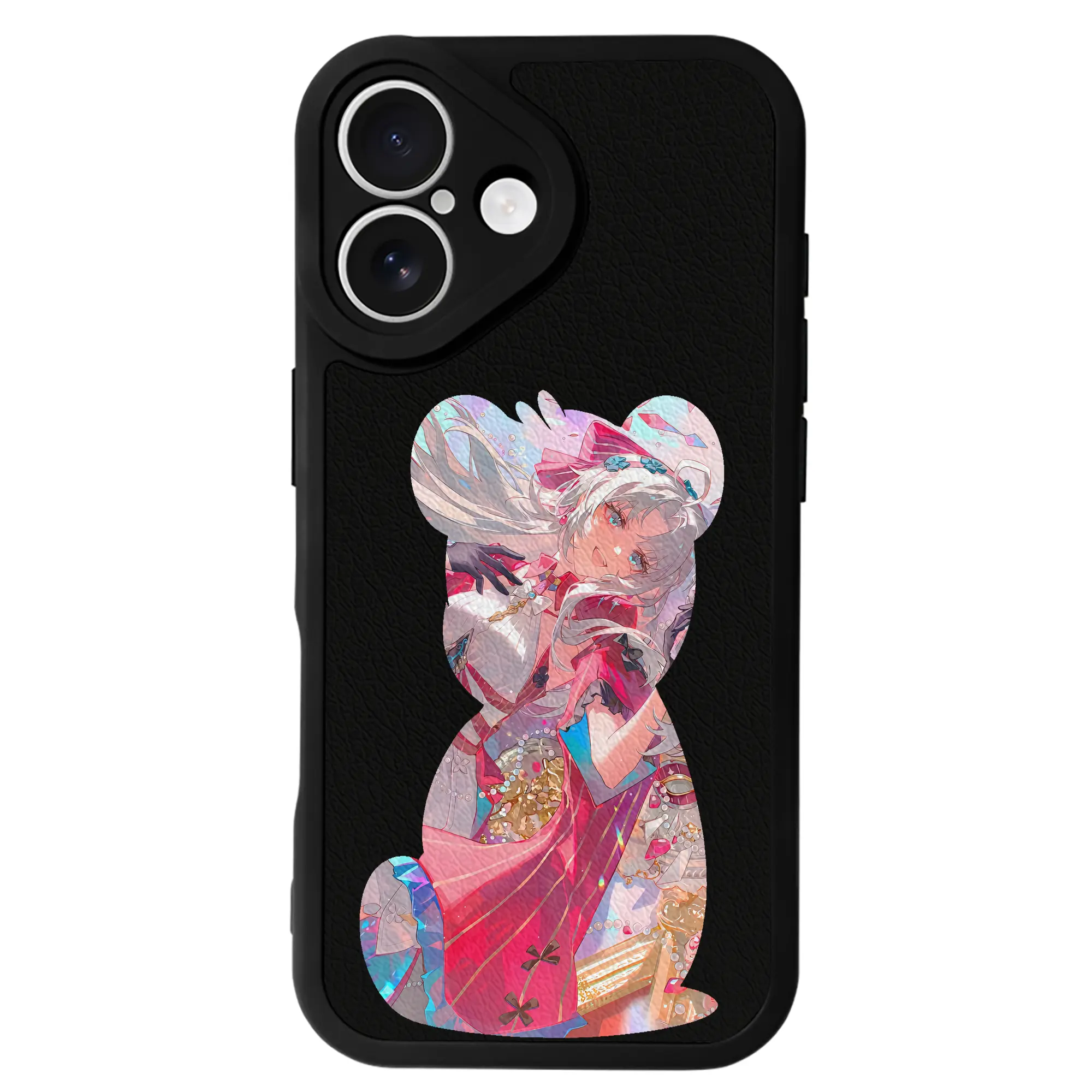 鳴潮 グッズ カルロッタ - IPhone 16シリーズ対応 ・ シリコンスマホケース ・ レザー調 ・ 高精度フィット ・ 耐衝撃 ・ ワイヤレス充電対応 ・ 精密カット